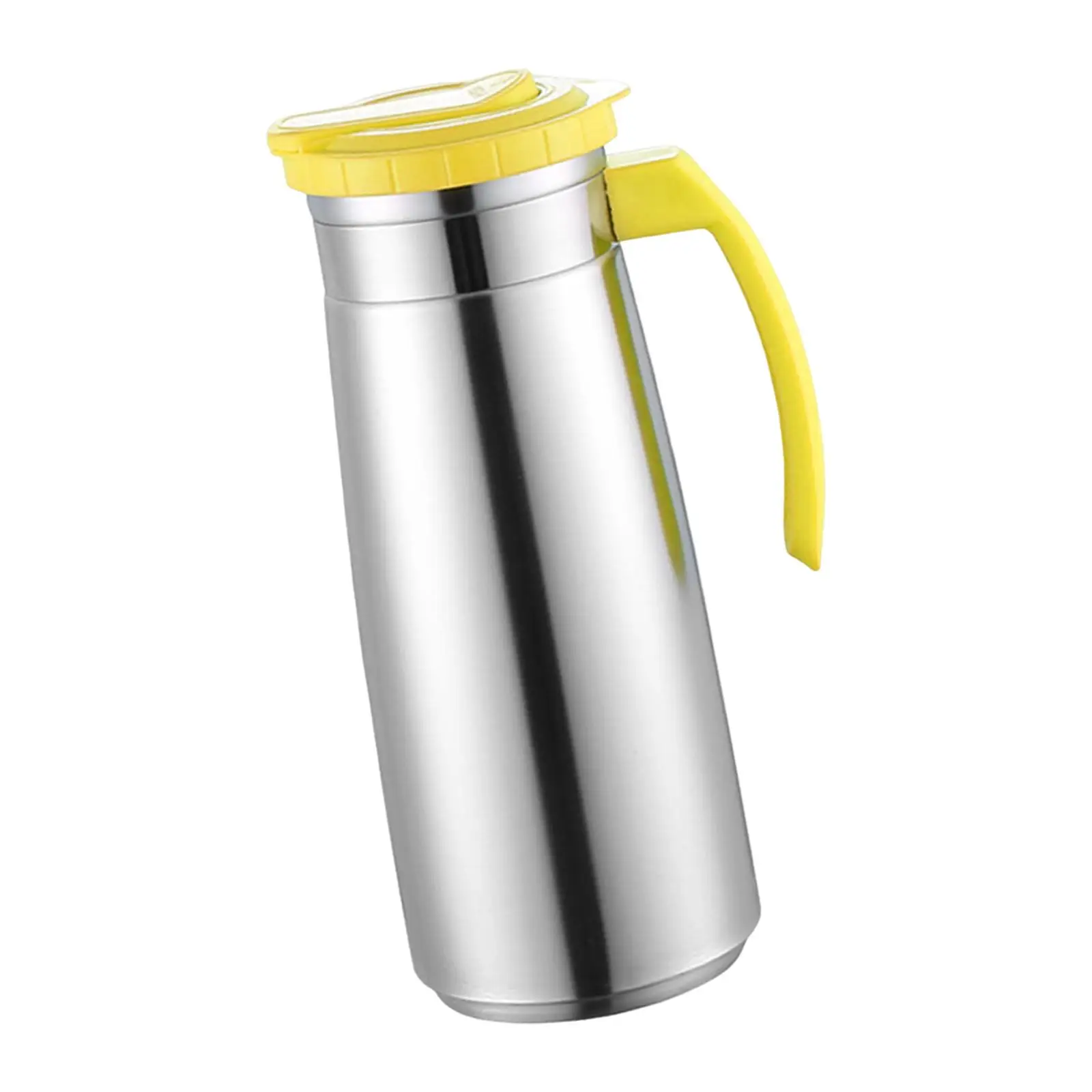 Stainless Steel Jug Carafes Sealed Lid Teapot Kettle Cold Water Kettle for Barbecue Fridge Picnic Holiday Home