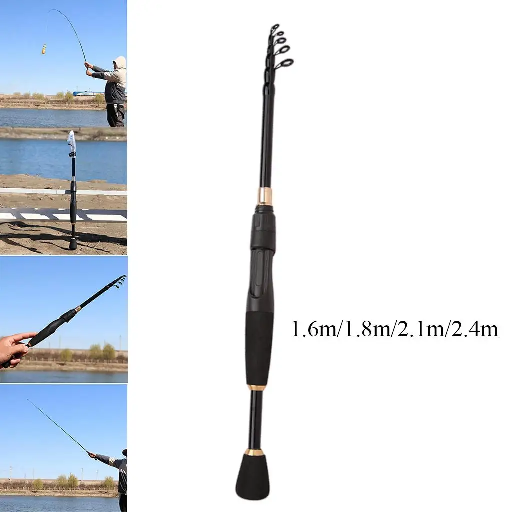 Fishing Rod Portable Telescopic Fishing Pole for Inshore Fishing Steelhead