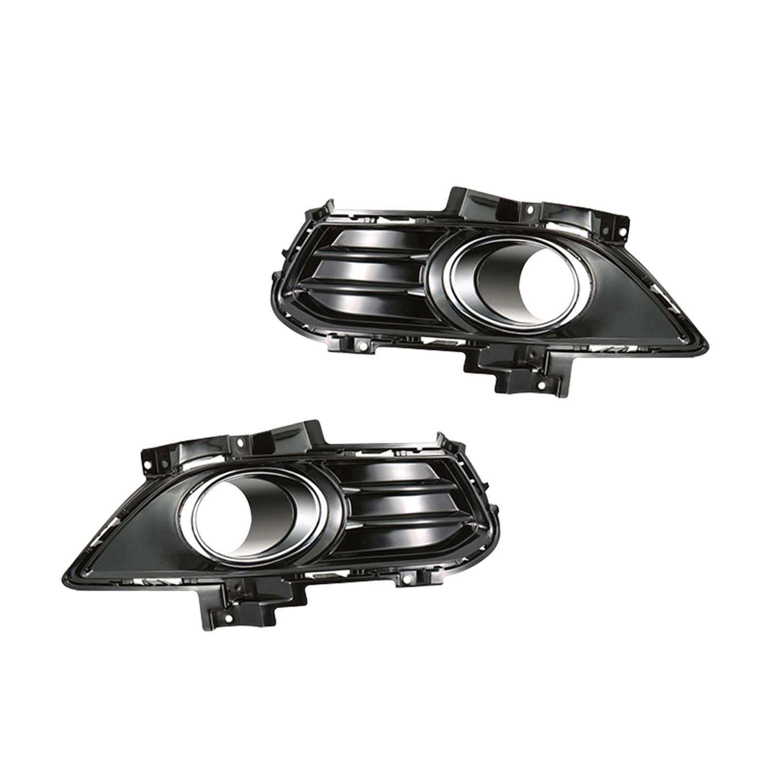 DS7Z-17E810-Aa 1Pair Front Fog Light Lamp Cover Grille Left and Fog Light Bumper Housing Bezels for Focus 