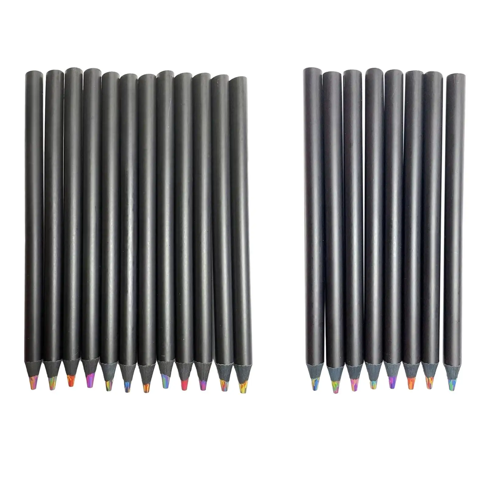 Rainbow Colored Pencils Sketching for Party Bag Wooden Jumbo Coloring Pencil
