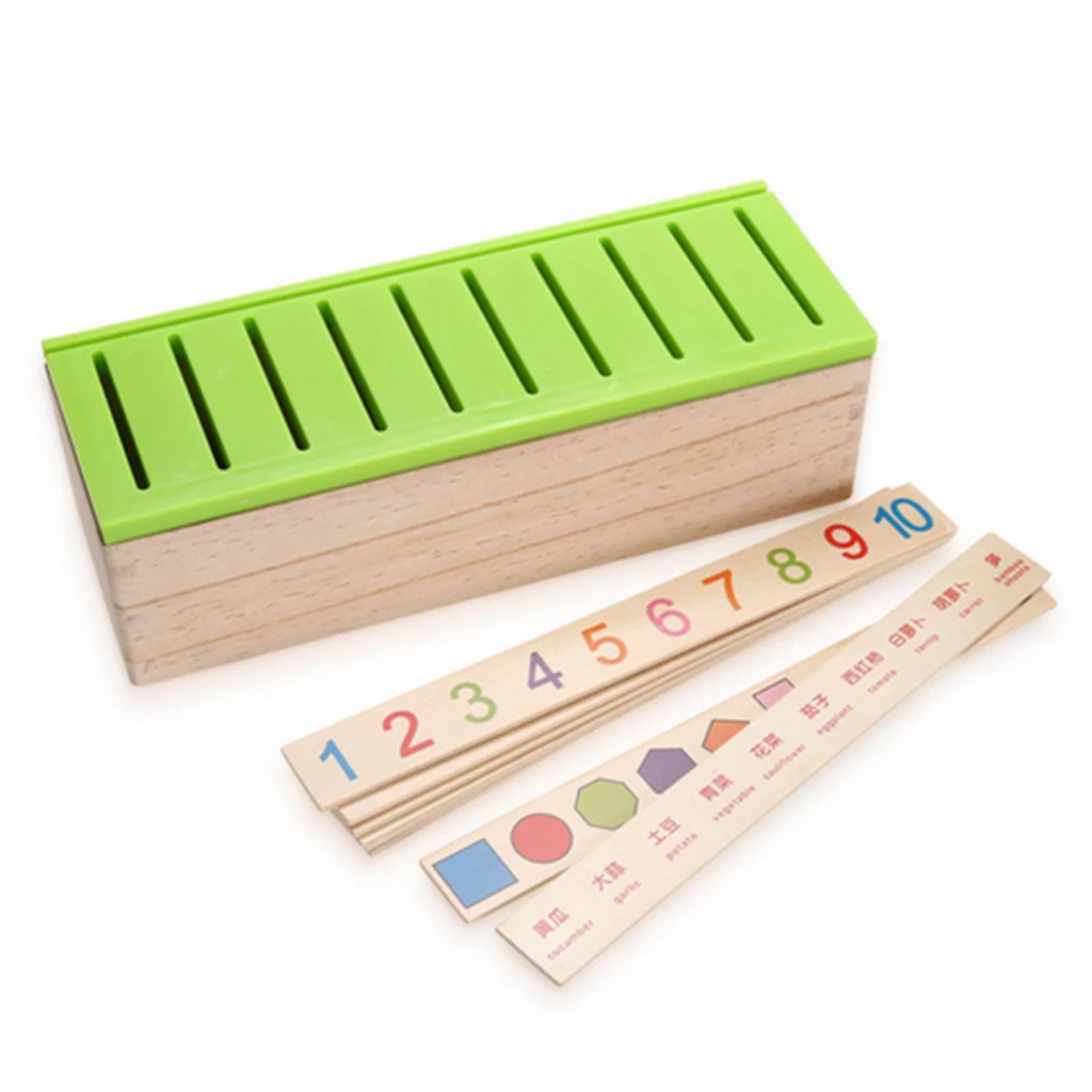 Wooden Classification Toy Box  Pattern Matching Classify Toy