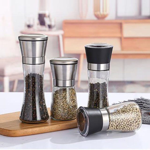 Pepper Grinder Seasoning Bottle Grinding Powder Creative Household Kitchen  Gadgets Plastic Hand Grinder - Temu