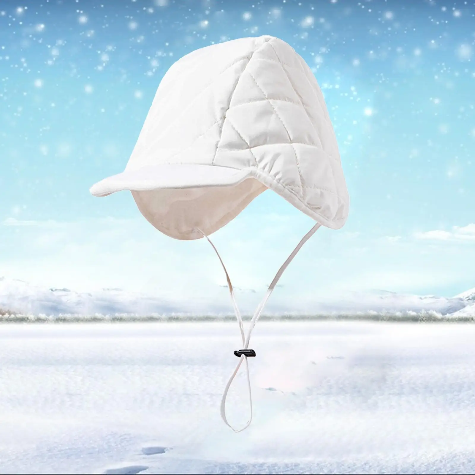 Winter Ear Flap Winter Hat Windproof Hunting Bomber Fleece Lined Ski