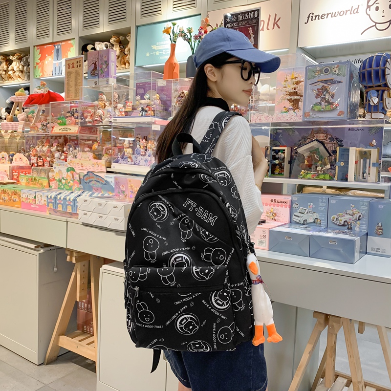 Fashion College Backpack Laptop New Women Cartoon Print Cute School Bag Harajuku Bag 16 Sf501ead12ee64c6abbc4d7a6d79b1b799