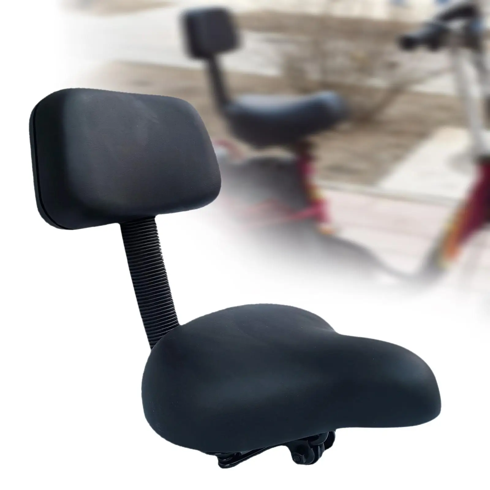 Electric Bicycle Saddle Universal Easy to Install Comfortable Bike Back Seat and Backrest Back Seat Bike Saddle Accessories