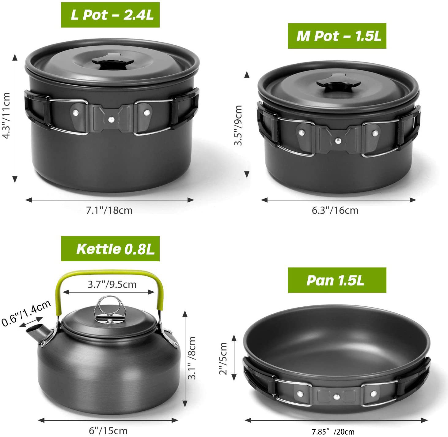 ensemble de cuisine pour camping en plein kit de cuisine pour la la les le le couteau casserole la fourchette