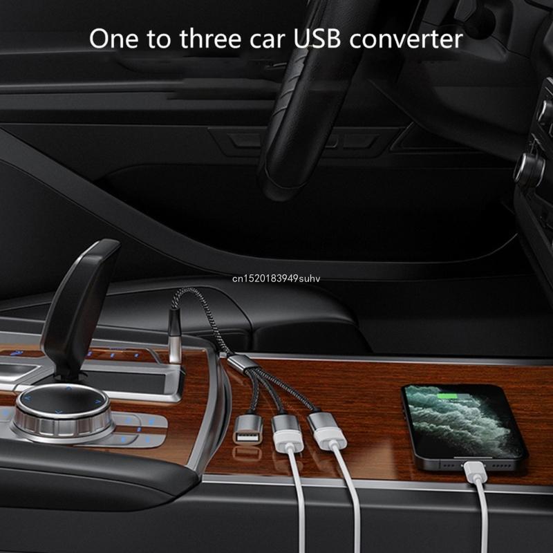 Usb Splitter Kabel Mit 3 Ports Für Datenübertragung Und Strom_voghion.com