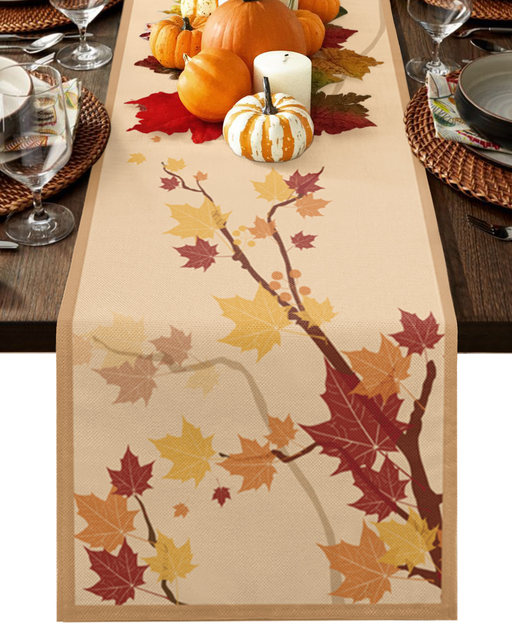 Thanksgiving Table Runner for Dining Table Country Wedding