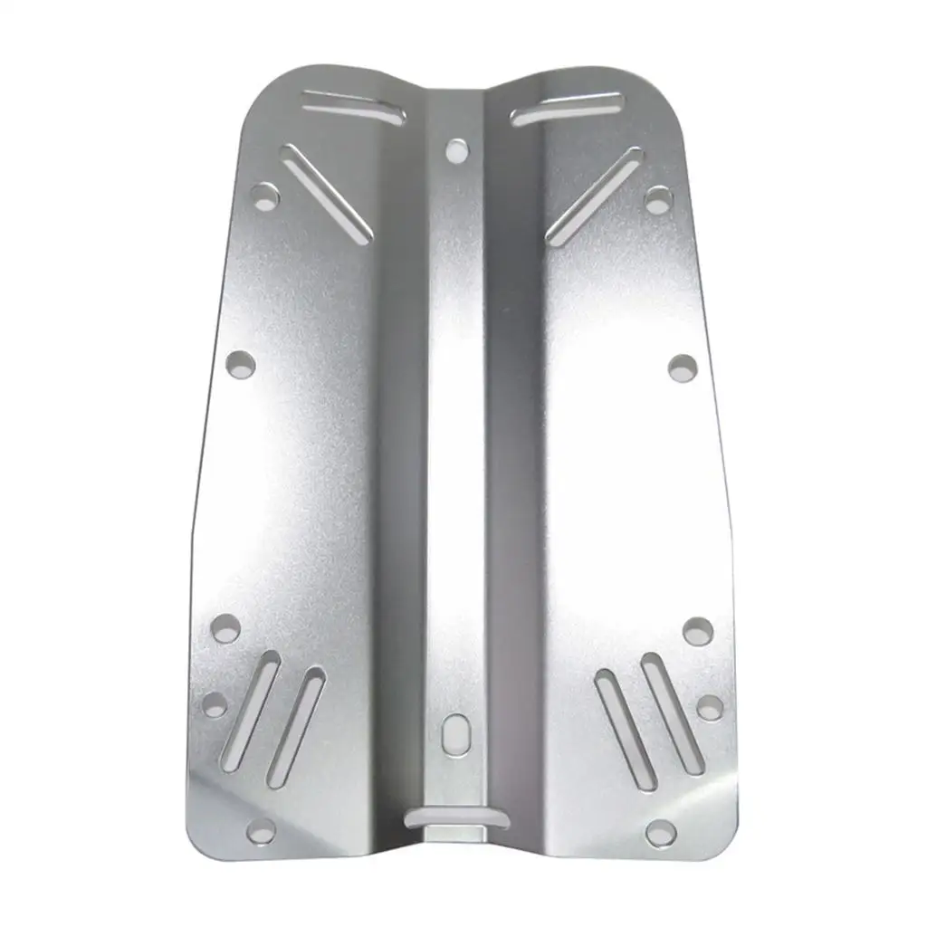 Universal Scuba Diving Aluminum Back Plate Backplate Dive BCD Harness for Snorkeling