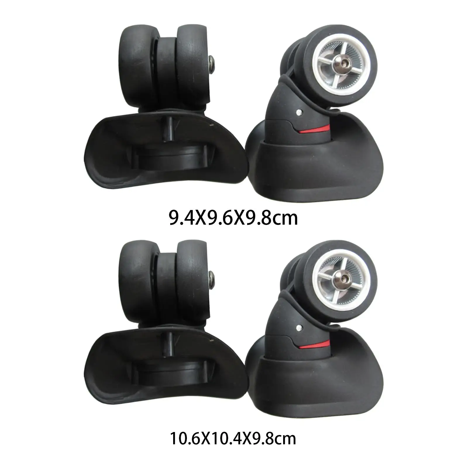 A08 Luggage Wheel Replacement Universal Swivel Casters Travel Suitcase Wheels Luggage Mute Wheel for Luggage Box Travelling Bag