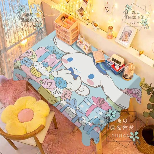 Hello Kitty Table Cloth Tablecloth  Hello Kitty Bedroom Decor Cute - Table  Cloth - Aliexpress