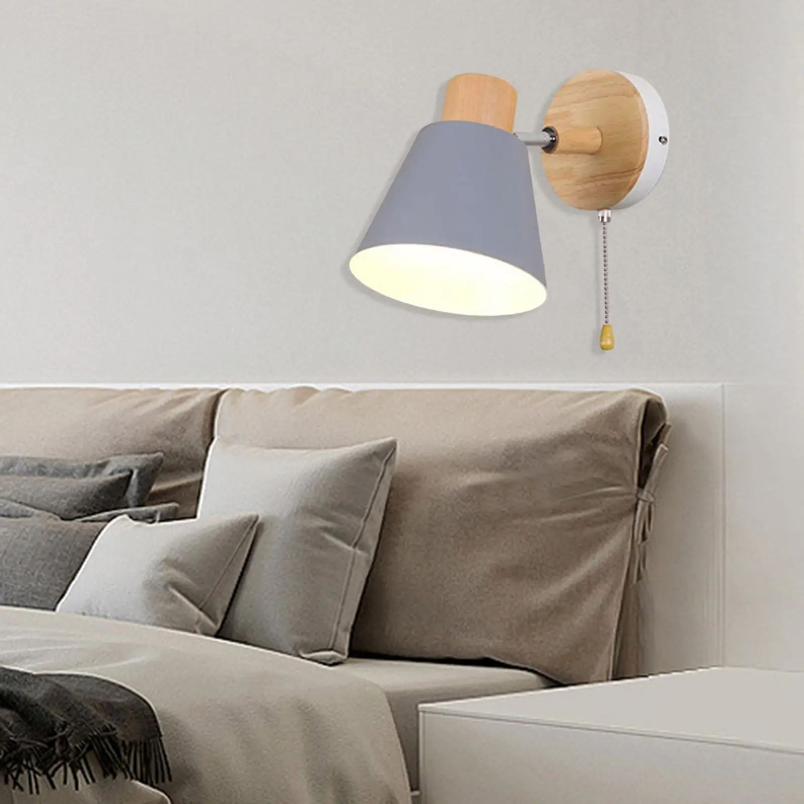 Modern Minimalist Wall Lamp Sconce Light Decorative Adjustable Lighting Fixture for Living Room Restaurant Hallway Home Decor