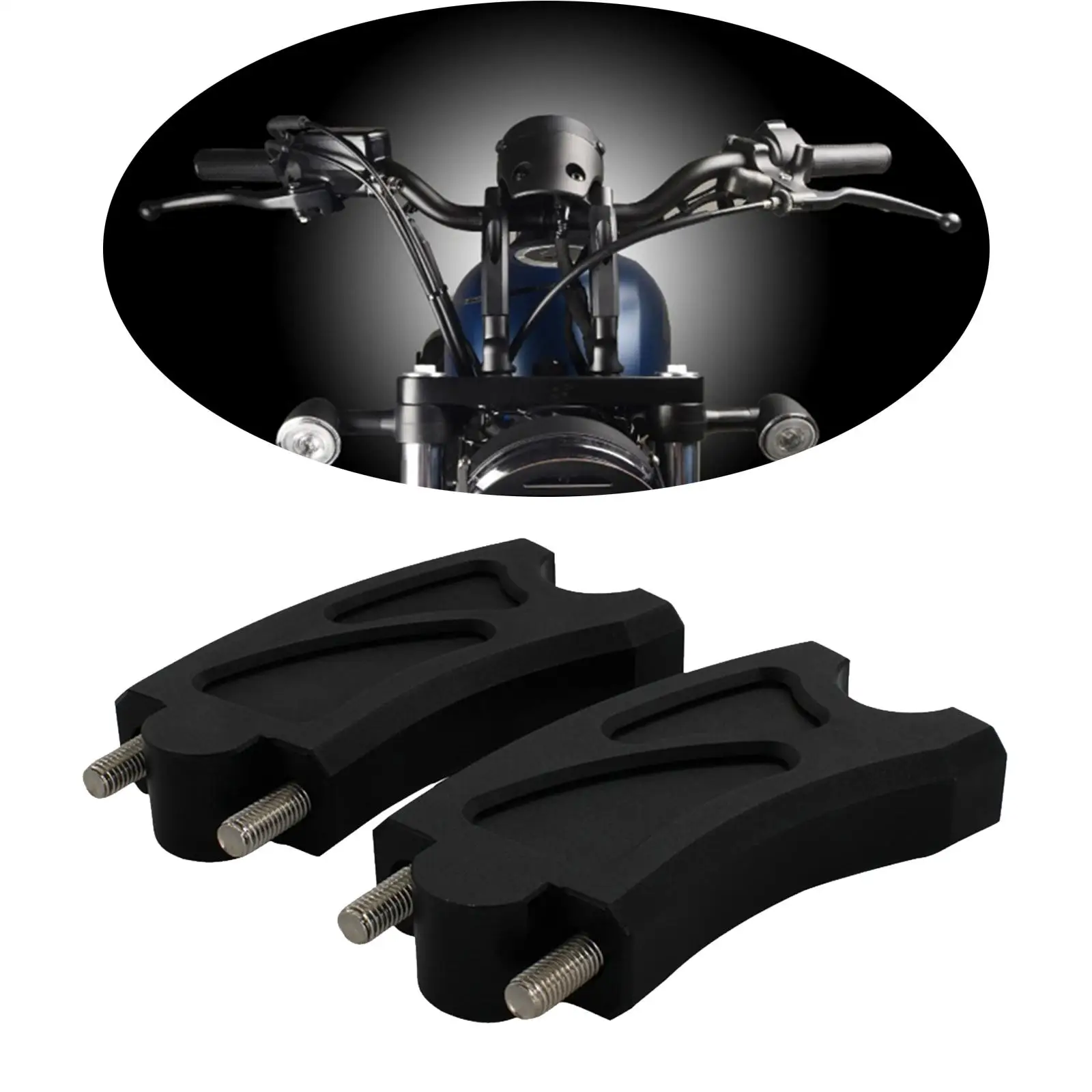 Universal Handle Bar r Lift Clamp for  Rebel CMX 500 CMX500 Black
