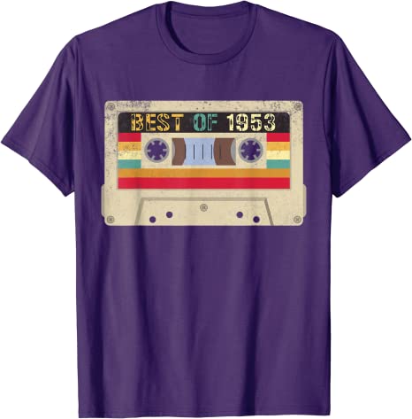 73. Geburtstagsdekorationen für Frauen, Best of 1953, 73. Geburtstag T-Shirt, Geschenke für 73-Jährige, Vintage 1953 Limited Edition Grafik-T-Shirt – Detail 6