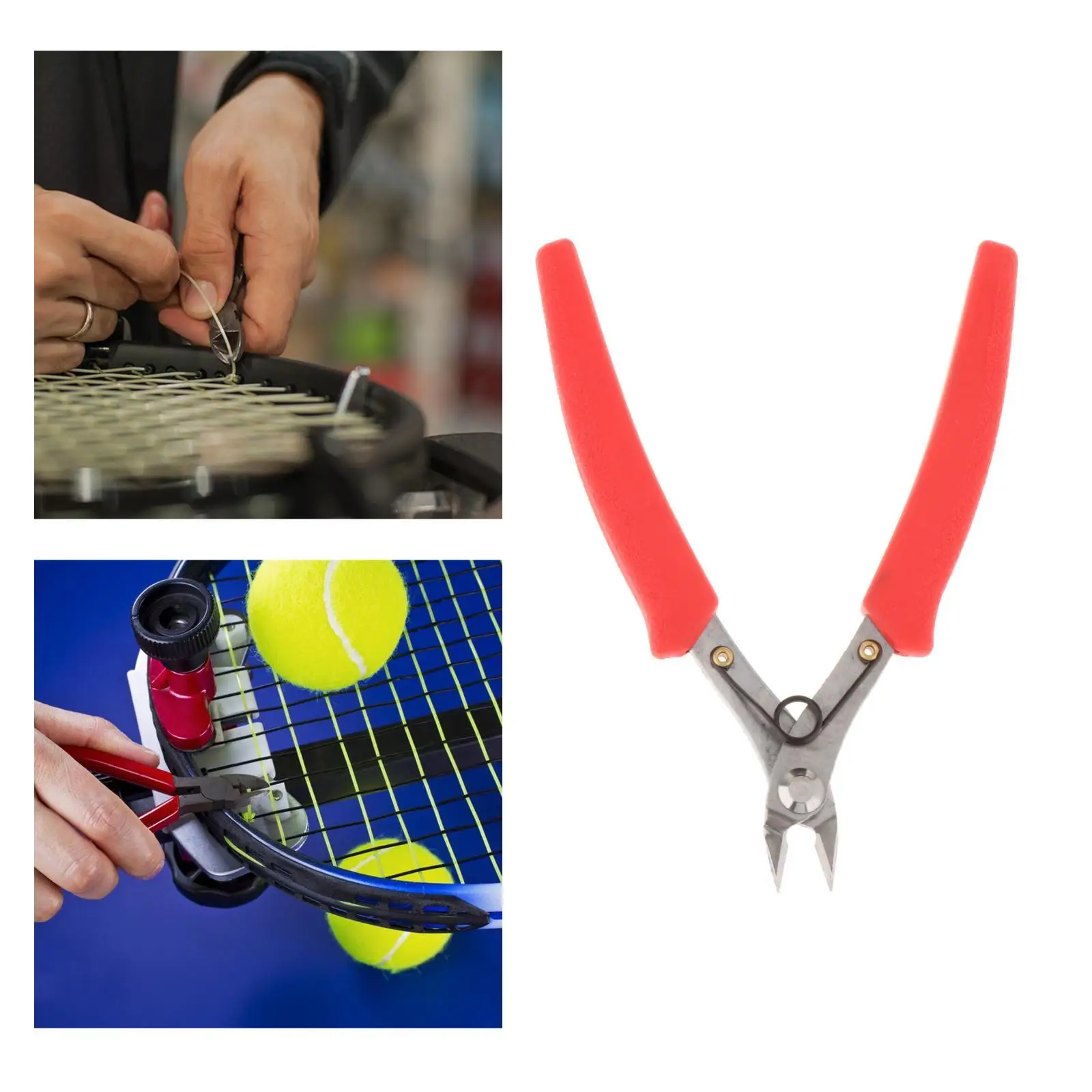 Badminton Tennis Racket Wire Cutter Diagonal Cutting Pliers for Trimming Squash Racquet