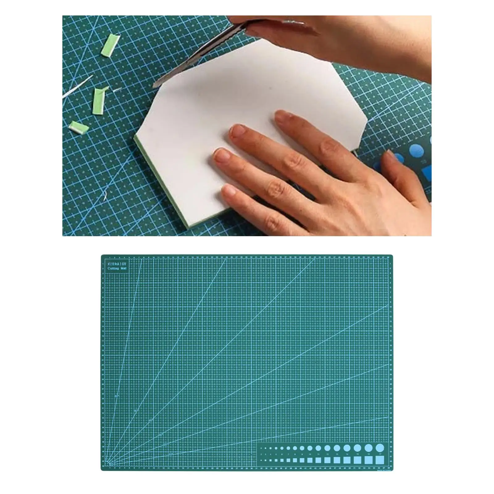 Self Sewing Mat, Rotary Cutting Mat, Double Sided Craft  for Quilting Hobby Fabric Precision Scrapbooking Arts and Crafts 