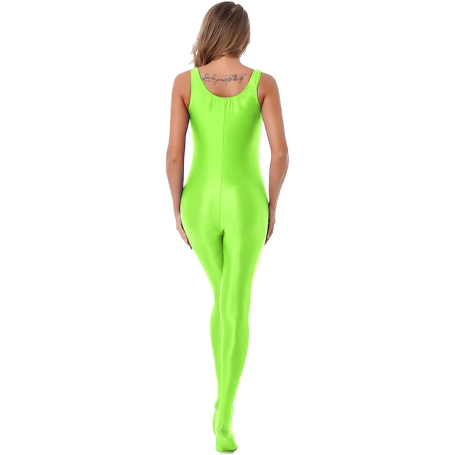 Adult Spandex Zentai Full Body Skin Tight Jumpsuit Unisex Zentai Suit  Bodysuit Costume For Women Unitard Dancewear