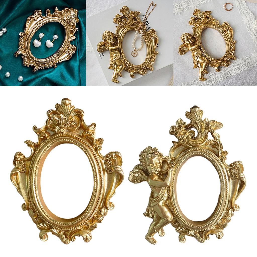 Title 1, Vintage Frame Resin Baroque Antique Photographi...