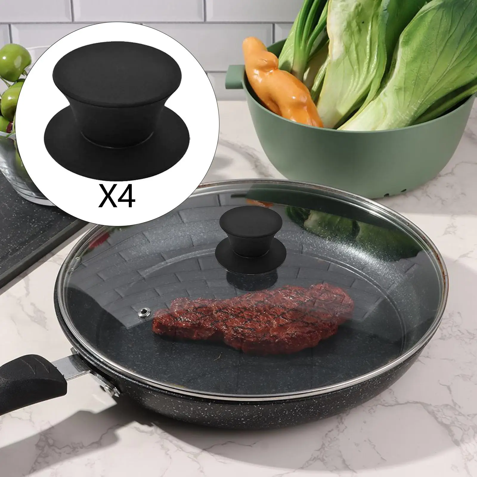 Bakelite Pot Lid Knob Pan Parts Kitchen Cookware Cover Knobs Heat Resistant