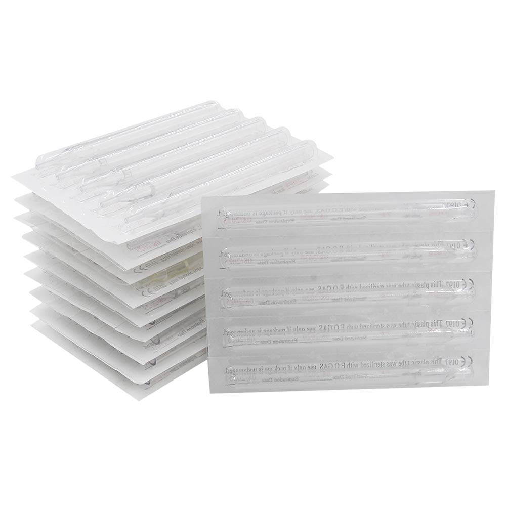 Best of 50PCS Long Tattoo Tips White Disposable Tattoo Nozzle Tips Tube For Tattoo Machine Needles Supply Reviews & Tips - Image 2