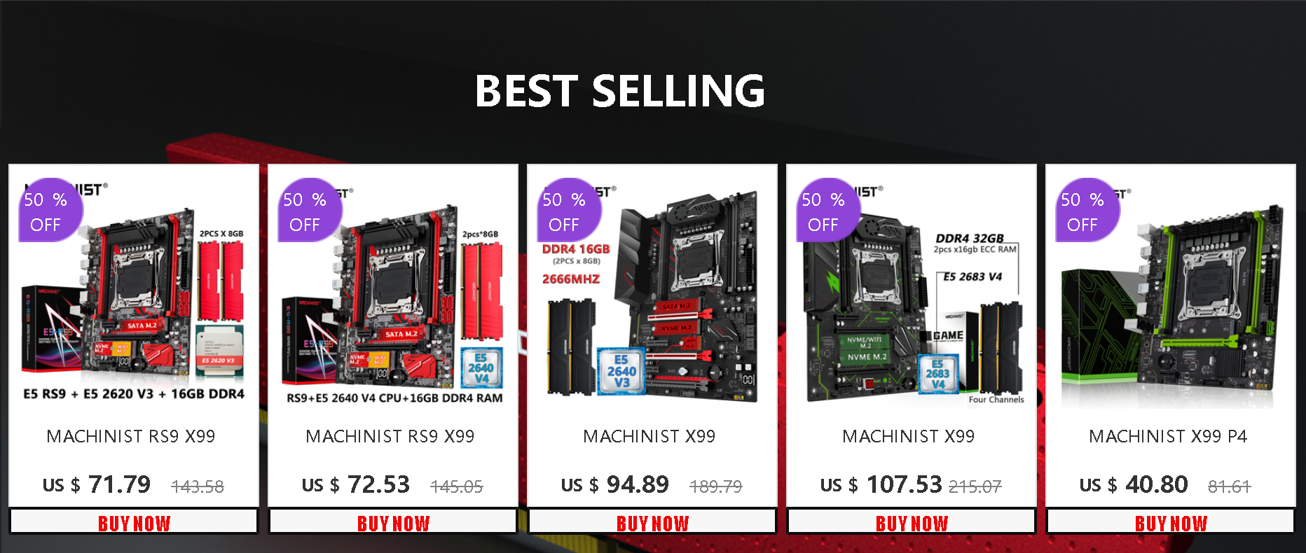 MACHINIST-Memória de desktop com dissipador de calor,