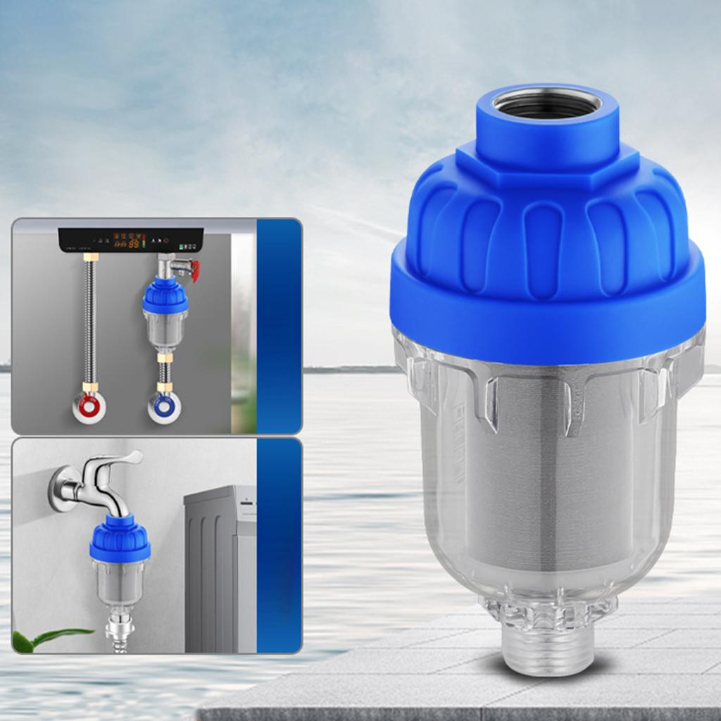 Whole House Water Filter 40Um Clean Down Sediment Assembly Cleaning Water Softener Water Purification for Water Heater Kitchen