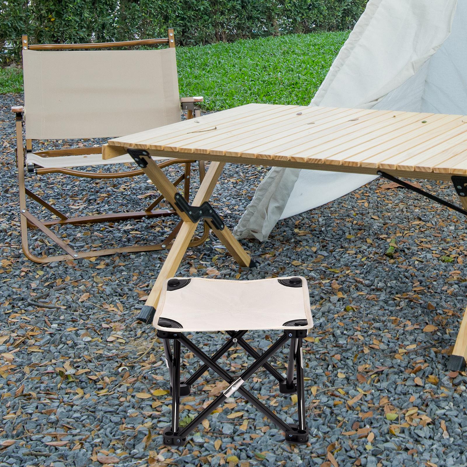 Description Picture 4 of itemFoldable Footstool Chair Footrest Saddle Chair Portable Camp Stool for Traveling Walking Hiking Picnic Backpacking Lounge