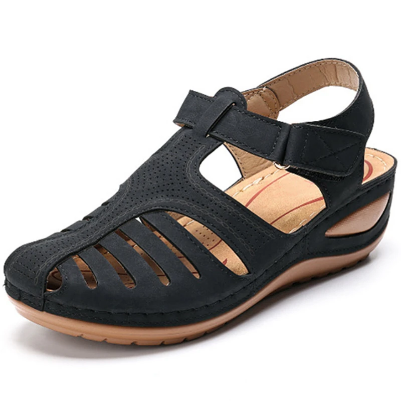 New Women's Sandals Premium Orthopedic Bunion Corrector Flats Casual Soft Sole Beach Wedge Vulcanized Shoes Zapatillas De Mujer