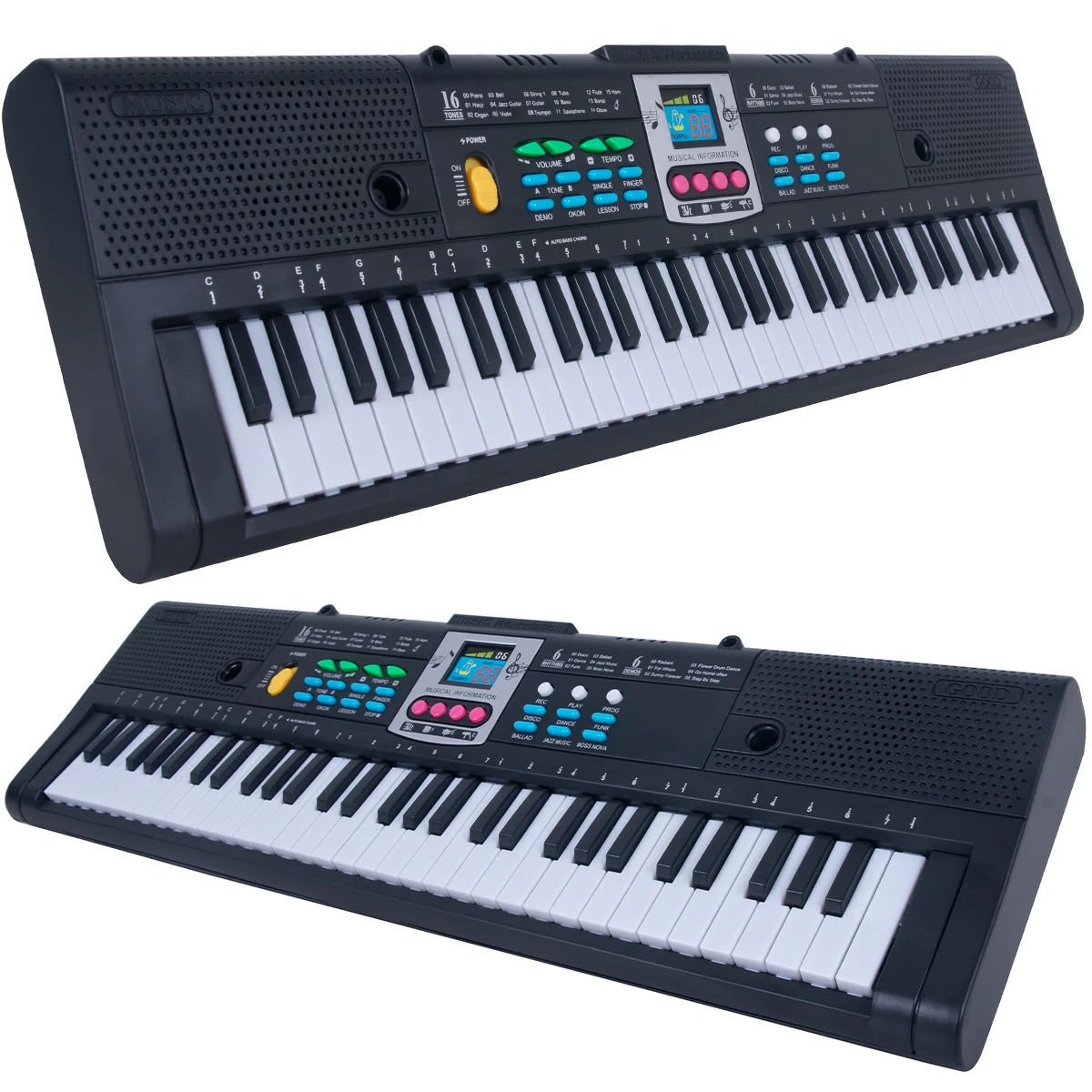 Title 1, 61 Key Quick Start Electric Keyboard Recording ...