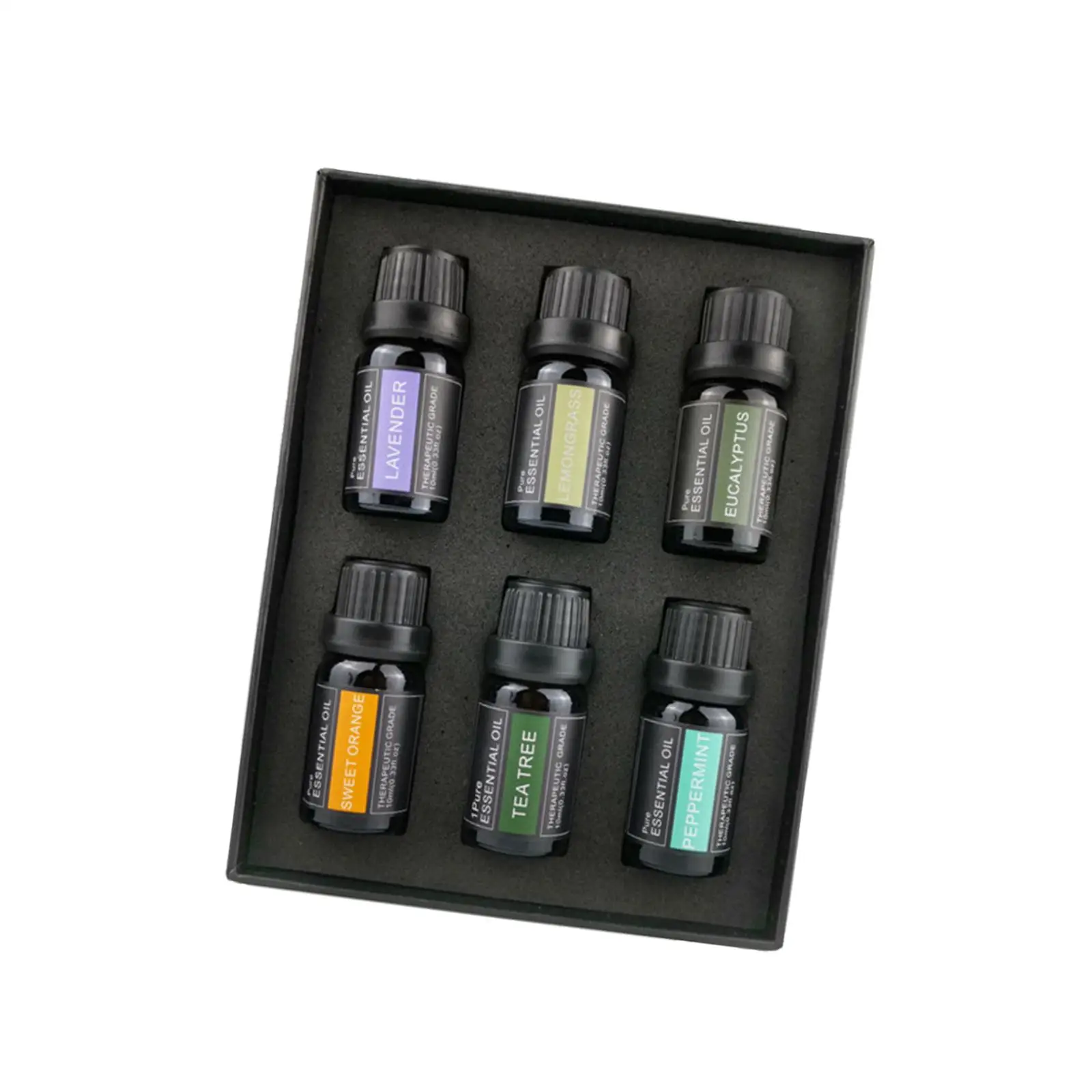 Premium Aromatherapy Oils Gift Kit 10ml(1/3 oz) Lemon Essential Oil Set for Home