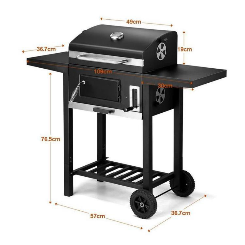 Title 1, BBQ Outdoor Barbecue Grill Verdickter großer ge...