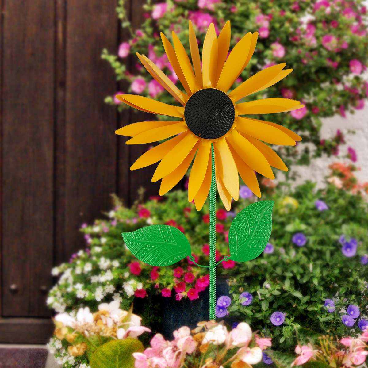 Title 8, Girasole Decorazione del giardino 3D Craft Meta...