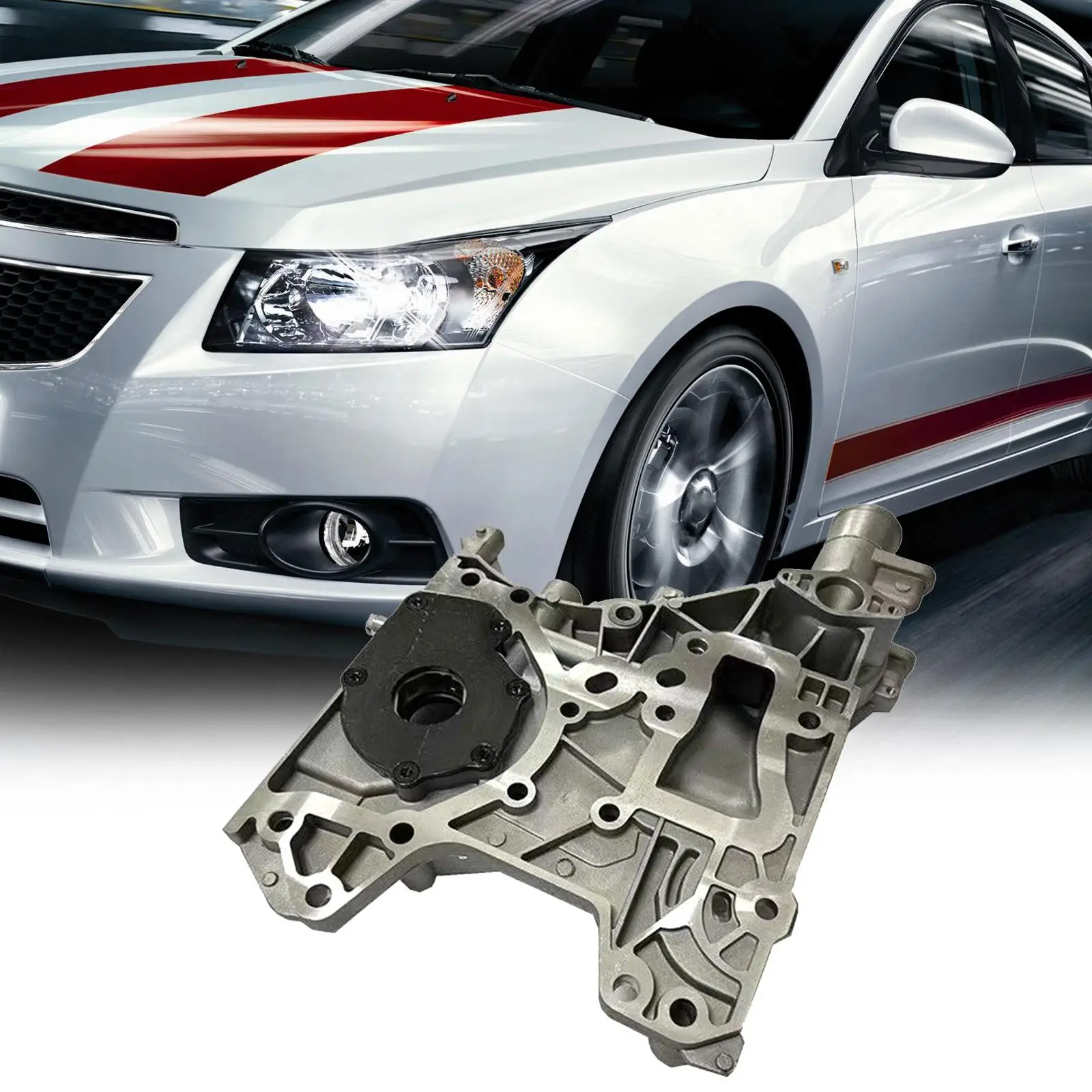 Timing Chain Oil Pump Cover 25195117 55556427 Direct Replacement for Insignia Zafira Stable Performance Easily Install