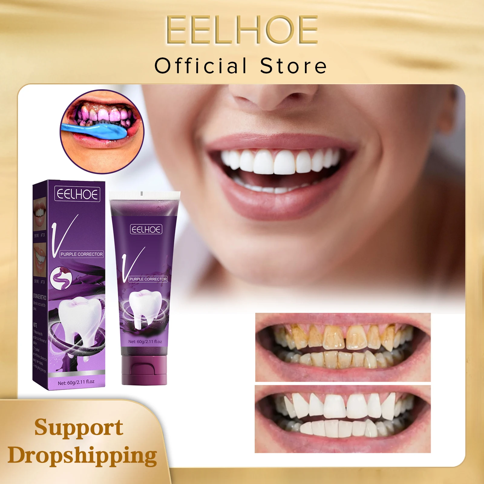 Best of EELHOE Toothpaste Whitening Teeth Removes Coffee Smoke Stains Fresh Breath Oral Hygiene Care Toothpaste Fast And Reviews & Tips