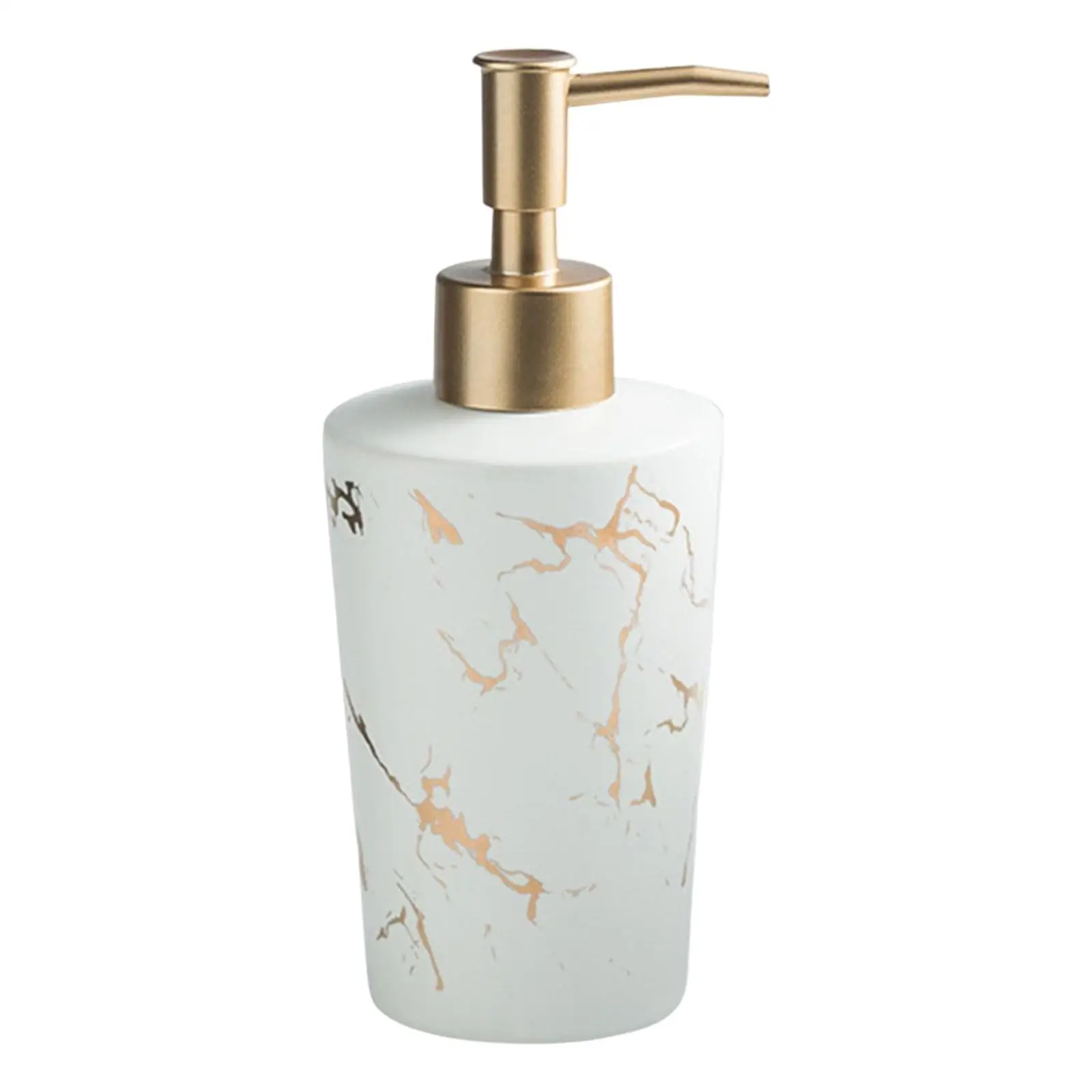 Ceramic Soap Dispenser Holds 250ml Liquid Elegent Hand Pump Lotion Bottle for Kitchen Decoration Hotel Supply Shampoo Lotion