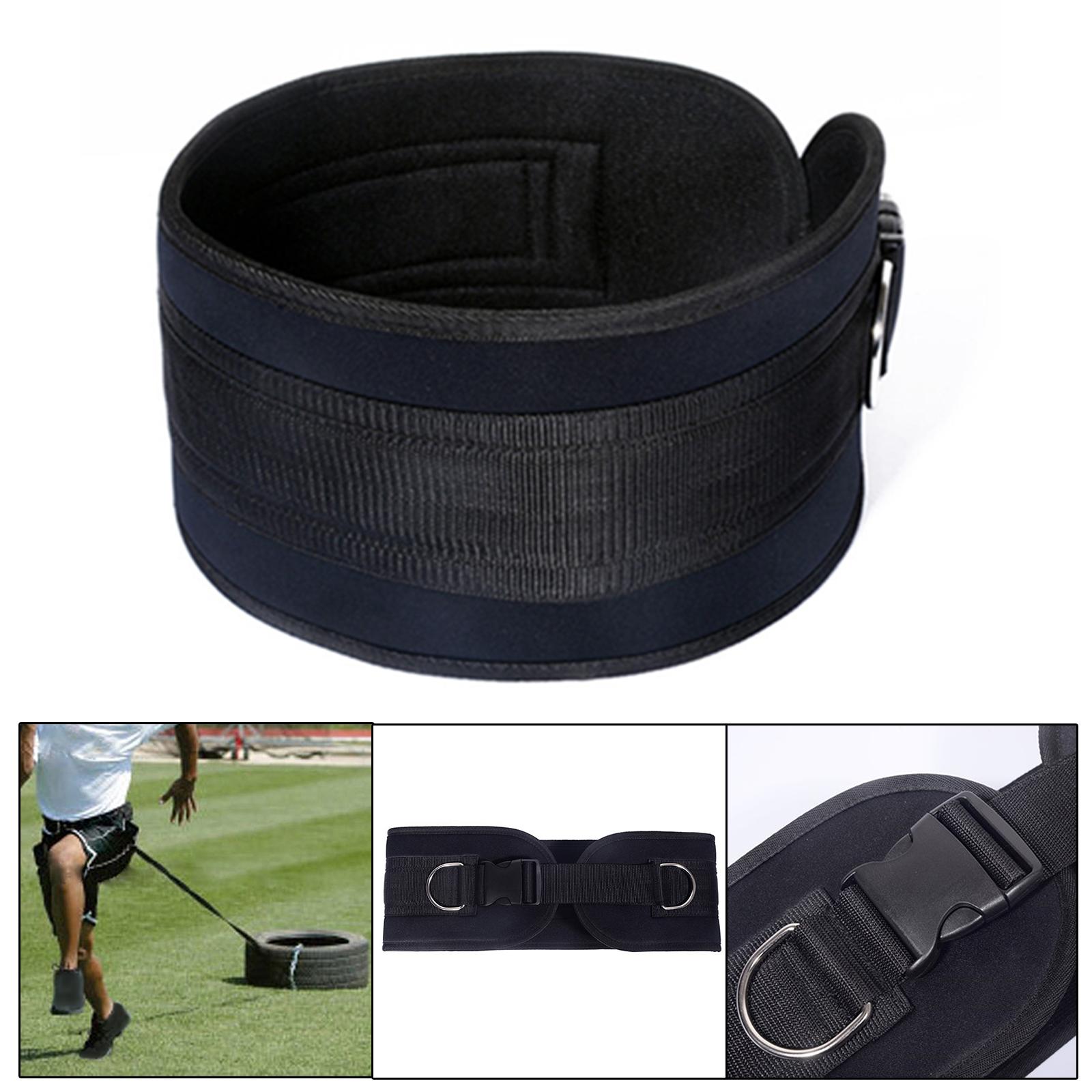 Running Training Resistance Band Belt Workout Belt Sled Trainer Waist Belt for Pulling Sled