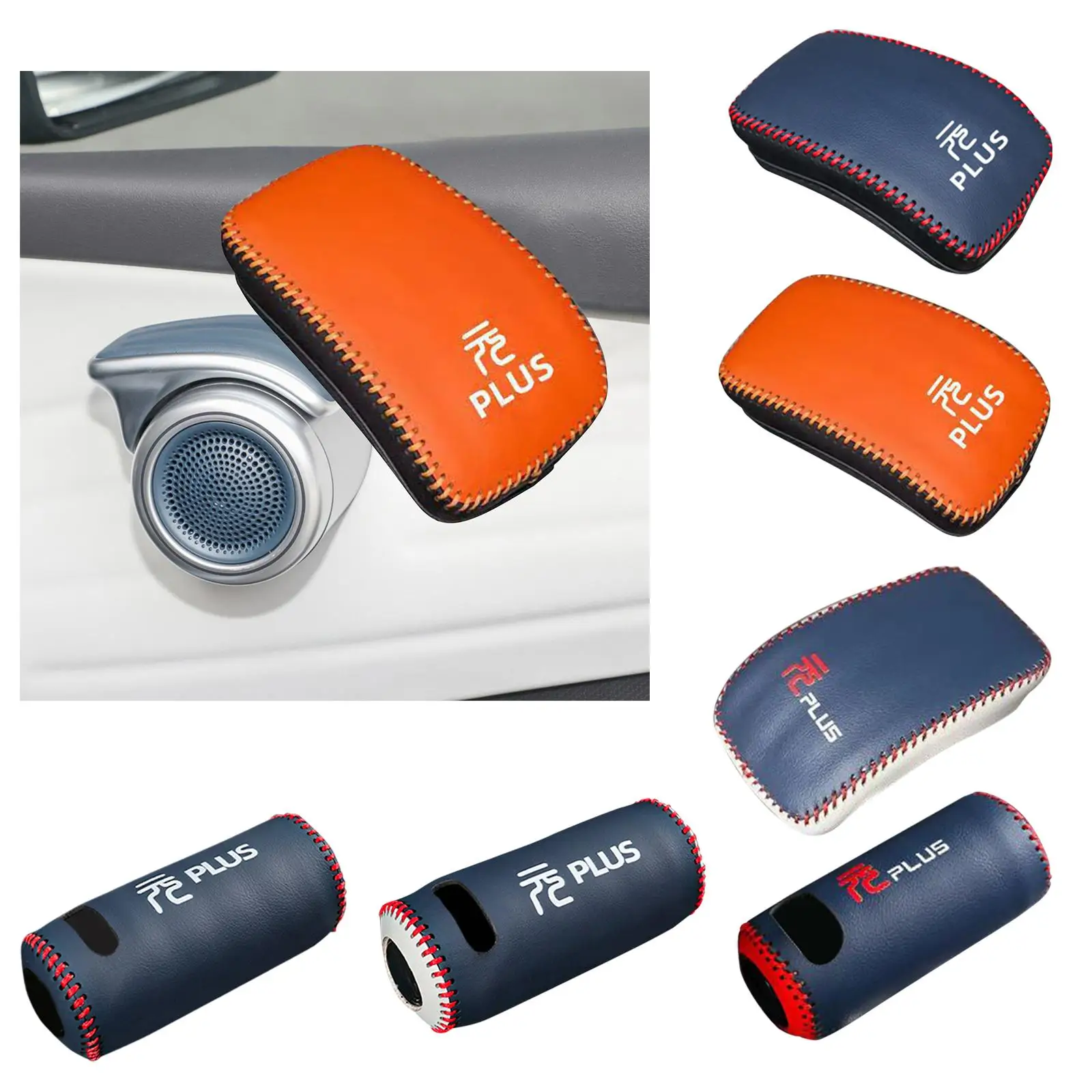 Car Door Handle Protective Cover PU Leather Durable for Byd Atto 3 22