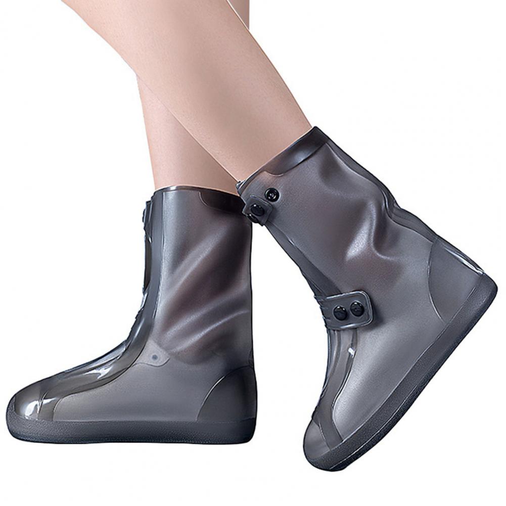 2Pcs Useful High Tube Rain Boots Non-slip Snow Defence Heavy Rain