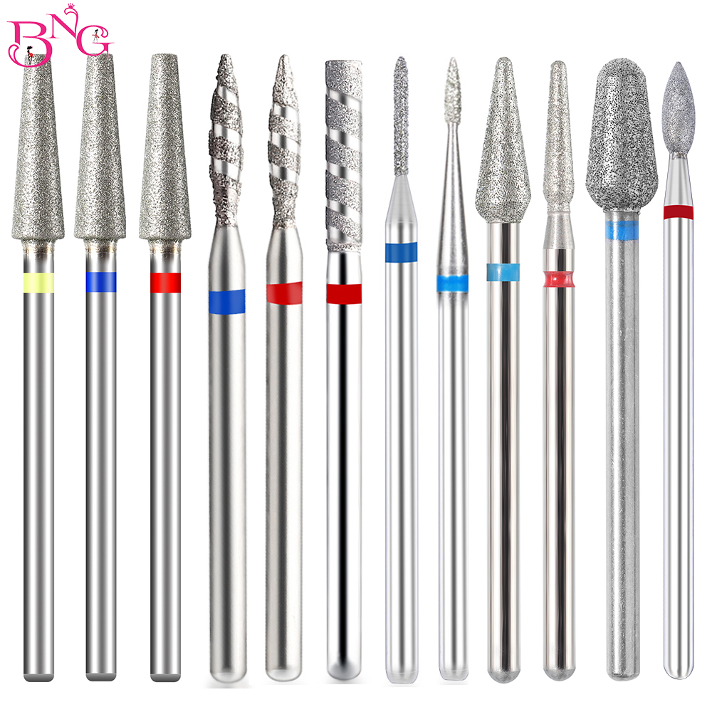 Best of 2pcs / lot Manicure Nail Bits For Electric Drill Diamond Milling Cutter Manicure Pedicure Cuticle Cutter Burr Nail Accessories Reviews & Tips