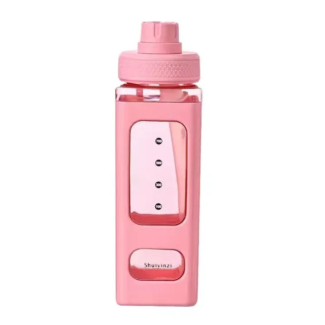550/650ml Cute Water Bottle for Girls with Lid Straw Sticker Plastic Juice  Milk Portable Kawaii Tumbler Children's Drinkware - AliExpress