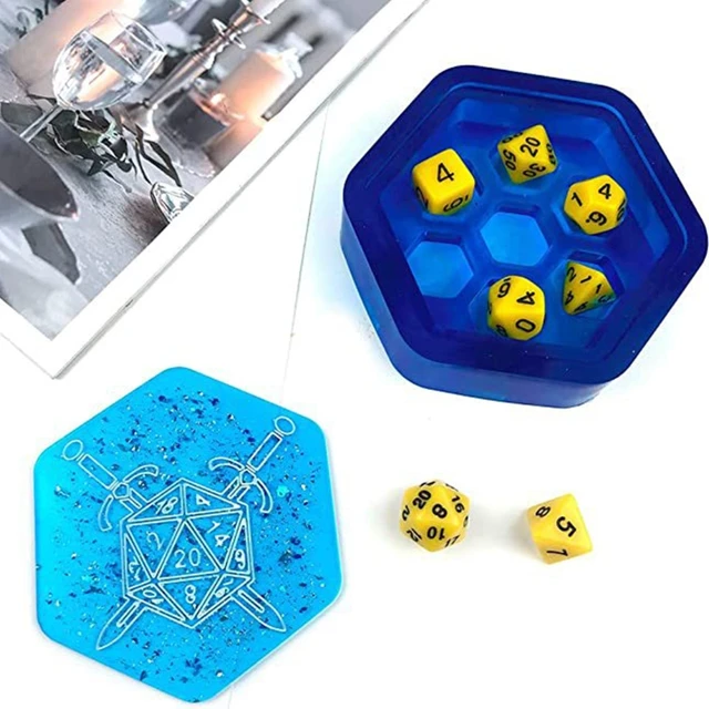 Dungeons Dragons Dice Mold  Dungeons Dragons Dice Ice Mold - Molds Resin  3d Silicone - Aliexpress
