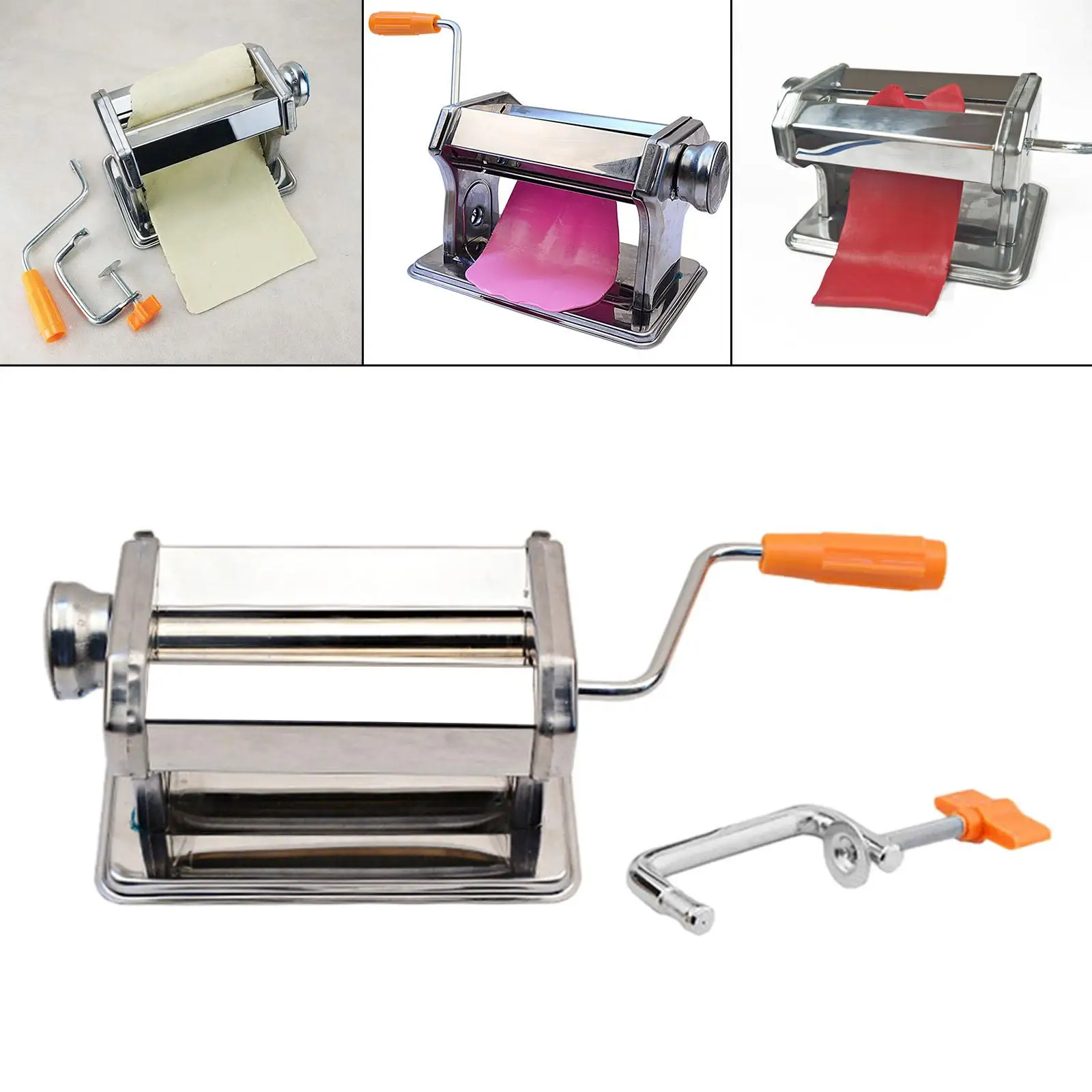 Clay Pressure Machine Mixing Blending Colors Hand Cranked Presser 6 Thickness Wide Polymer Clay Roller Machine for Polymer Clay