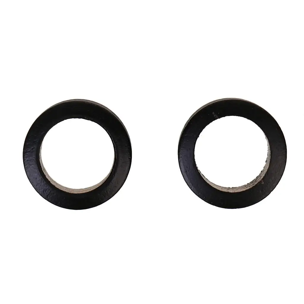 1 Pair Black Wooden Hollow Ear Plug Tunnel Expander Stretcher Costume Jewelry