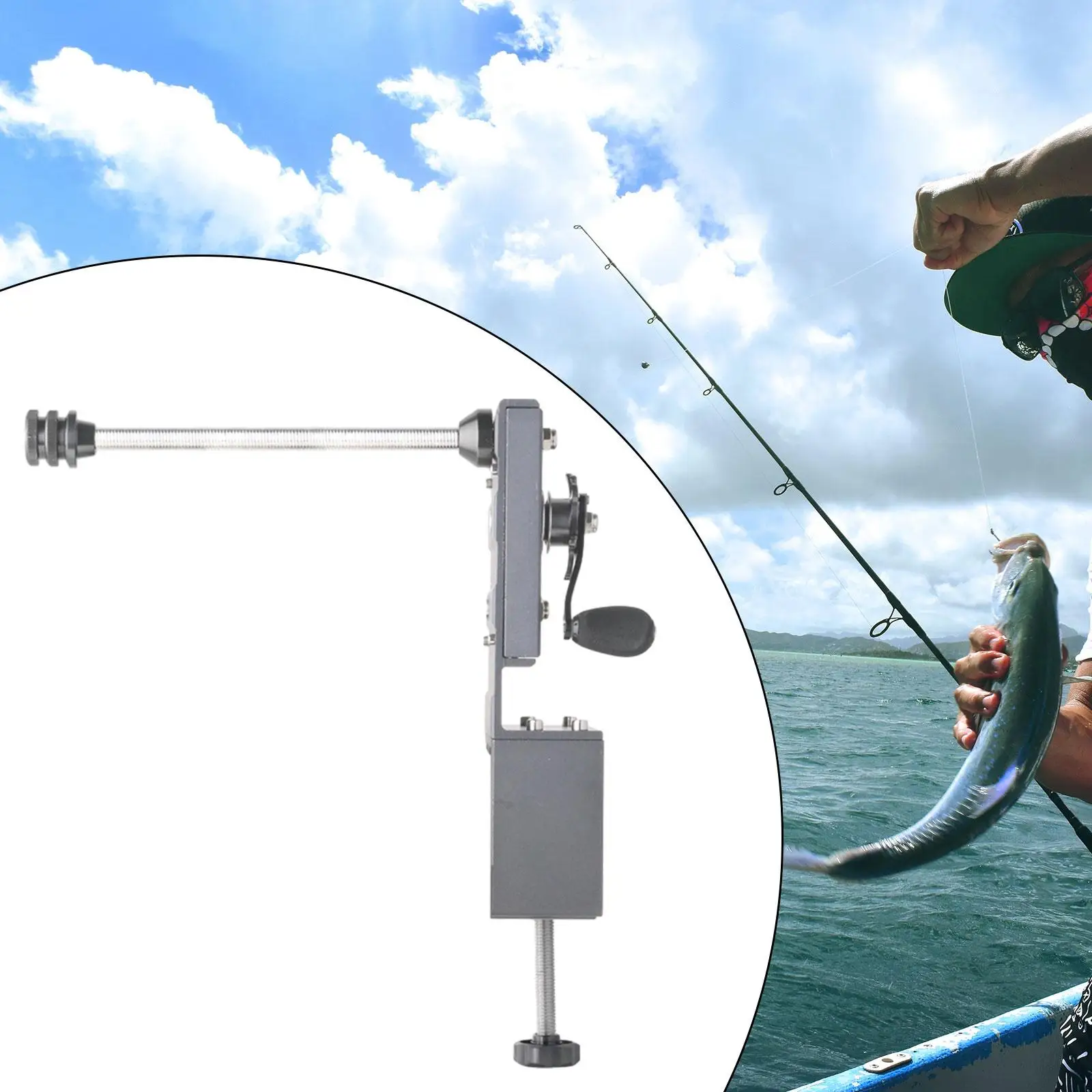 Fishing Reel Winder Protable Lure Reel Winder for Outdoor Picnic Equipments