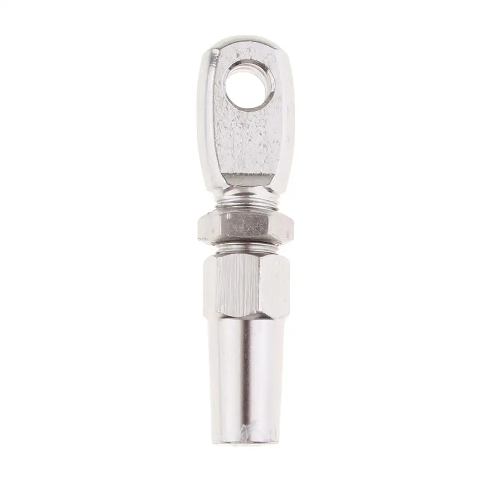 316 Marine Grade Stainless Steel Swageless Eye Terminal For 3mm Wire Rope