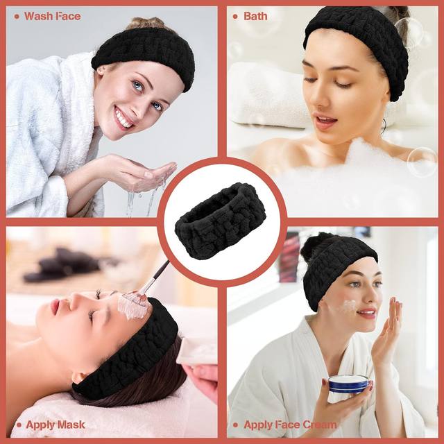 1 Pièce Bandeau De Spa Pour Le Lavage Du Visage Ou Les Soins