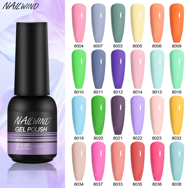 Best of NAILWIND 8ml Gel Nail Polish Semi-permanent UV Varnish Led Esmaltes Hybrid Gel Varnishes Top Base Coat Polish Gel Nail Art Reviews & Tips