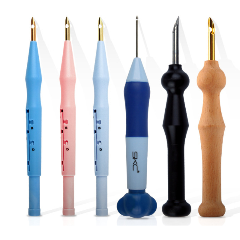 Description Picture 2 of item1pcs Embroidery Punch Needles Poking Cross Stitch Knitting Needle for DIY Art Craft Handmade Sewing Accessories Threader Tools