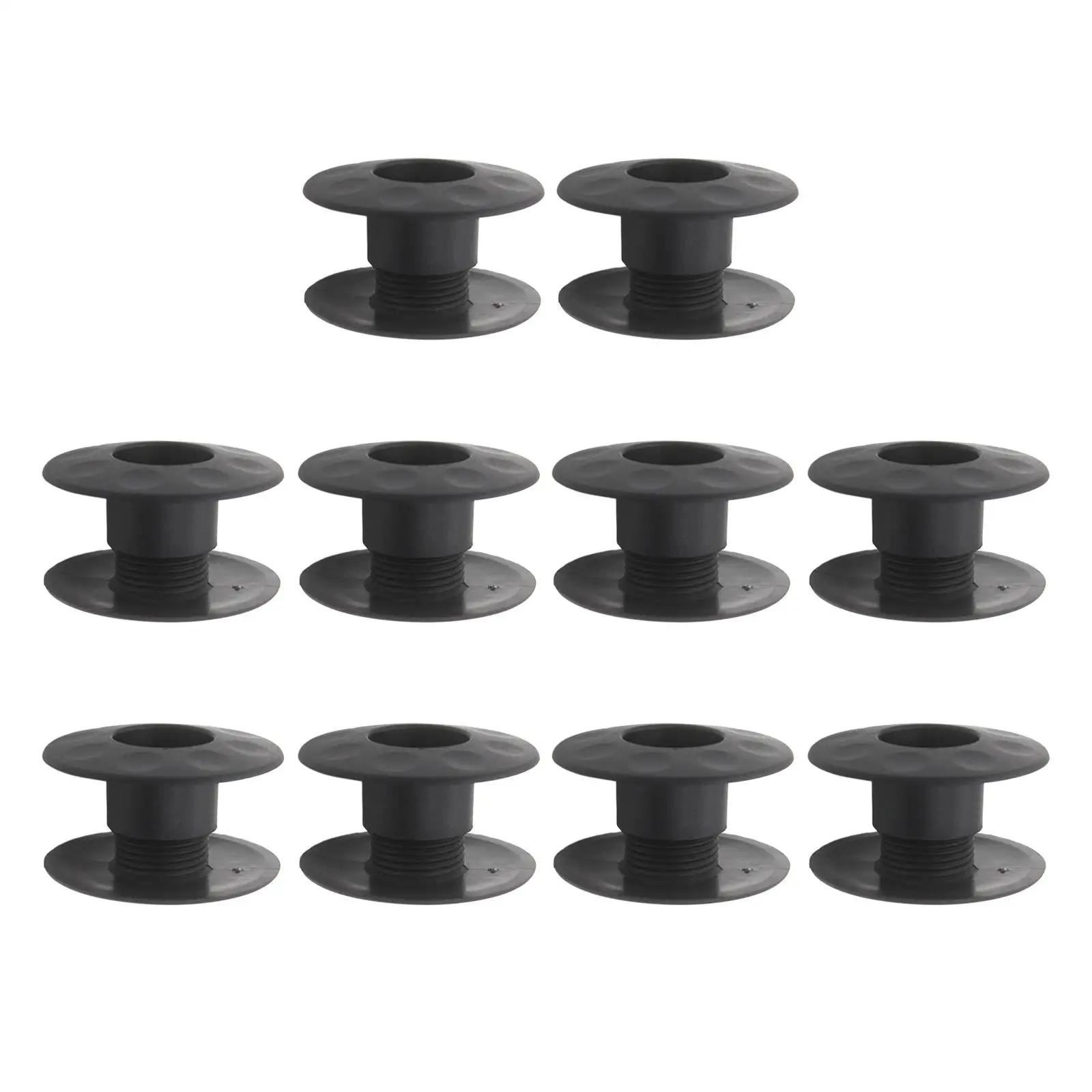 10x Table Football Bearing Rods Threaded Structure Lightweight Foosball Bushings
