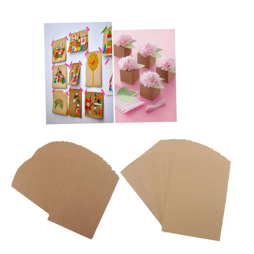 00x Thick A5 Kraftpaper Handwork Paperboard Holiday Handicrafts Papers